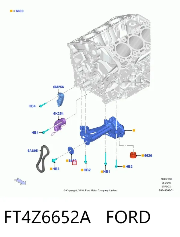  FT4Z6652A Ford
