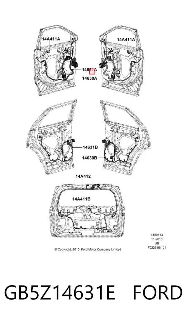 GB5Z14631E Ford