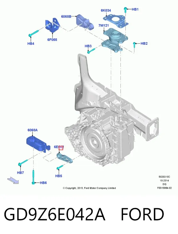  GD9Z6E042A Ford