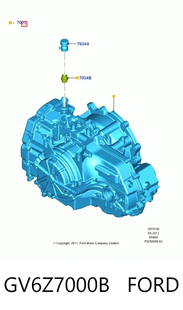 АКПП GV6Z7000B Ford