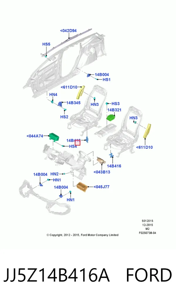  JJ5Z14B416A Ford