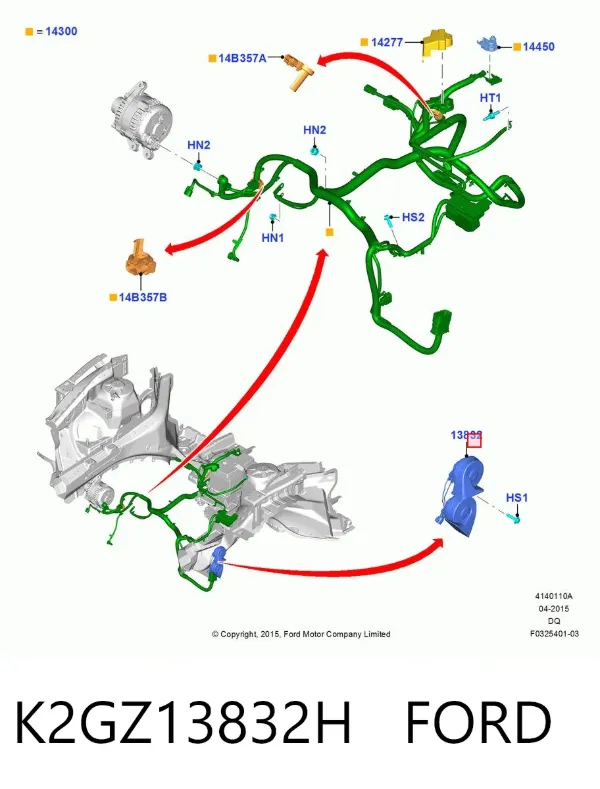  K2GZ13832H Ford