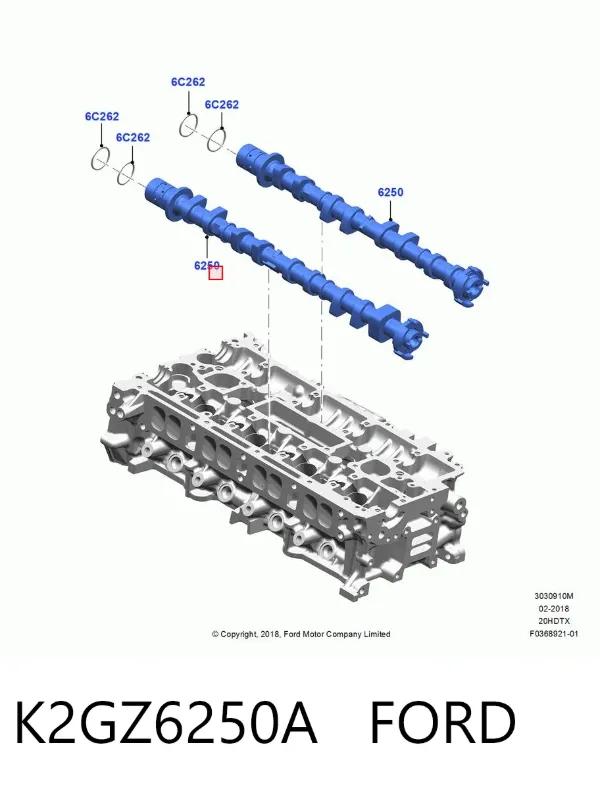  K2GZ6250A Ford