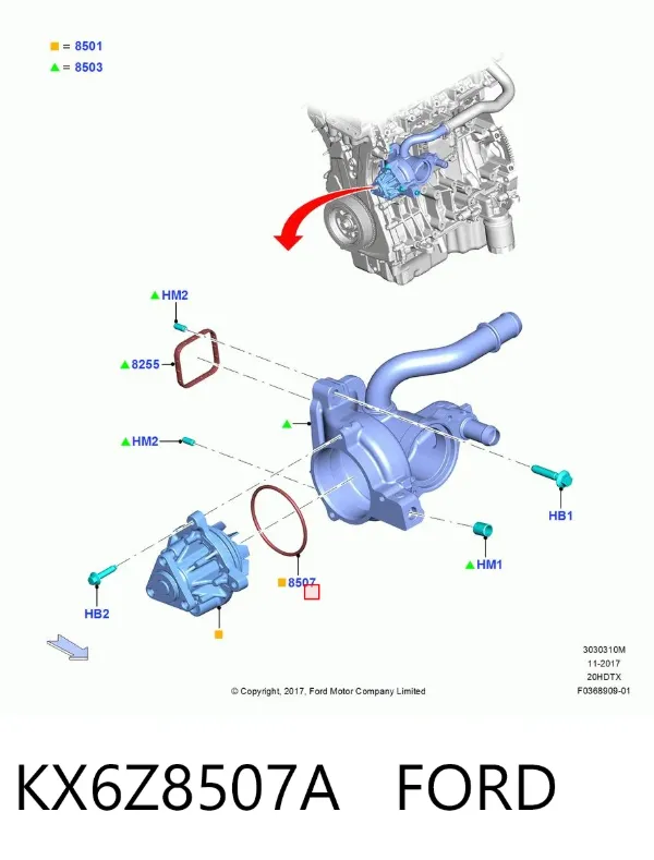  KX6Z8507A Ford