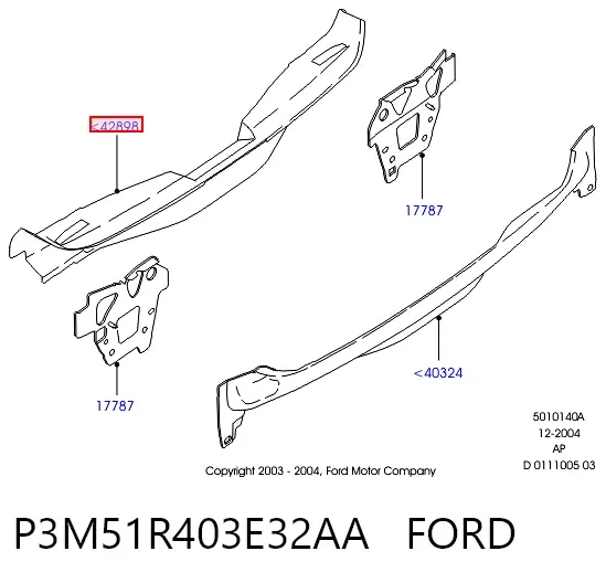  P3M51R403E32AA Ford