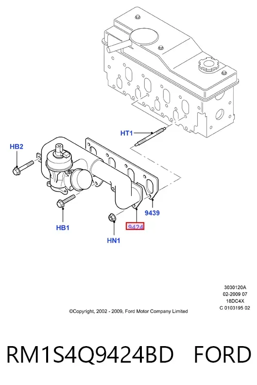  RM1S4Q9424BD Ford