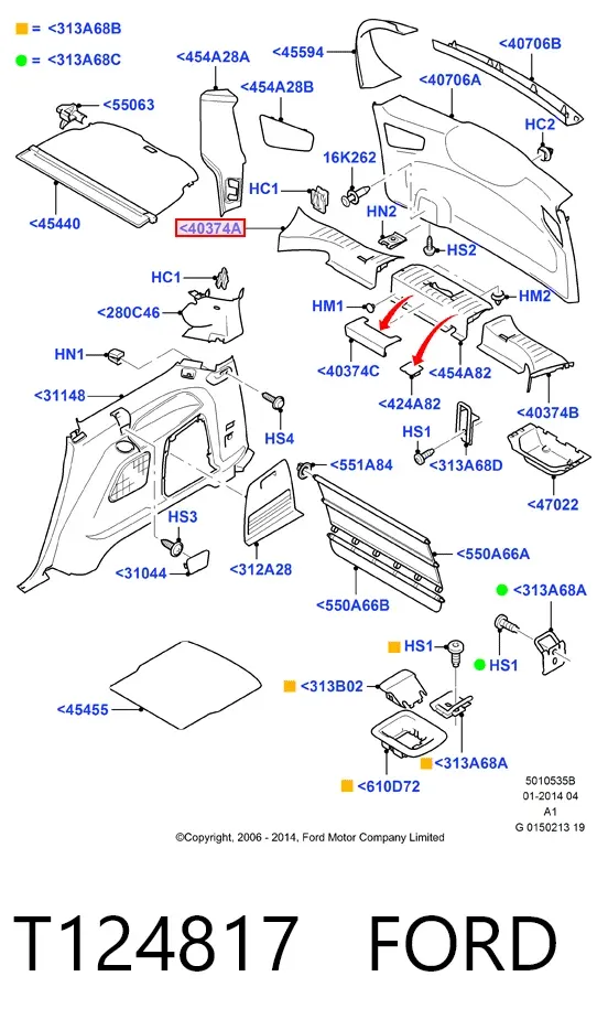 Зчеплення T124817 Ford