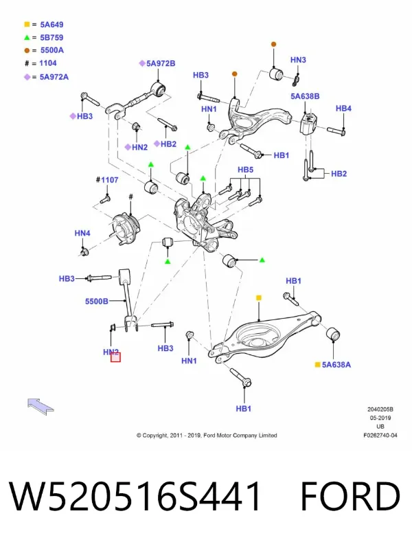  W520516S441 Ford