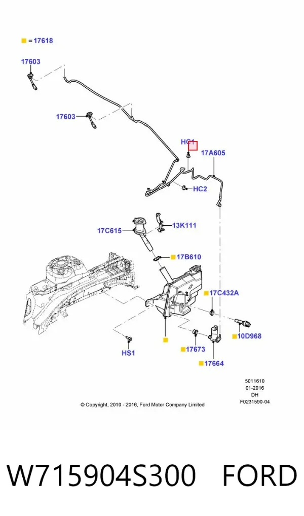  W715904S300 Ford