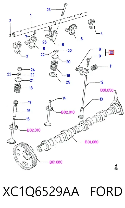 Коромисло XC1Q6529AA Ford