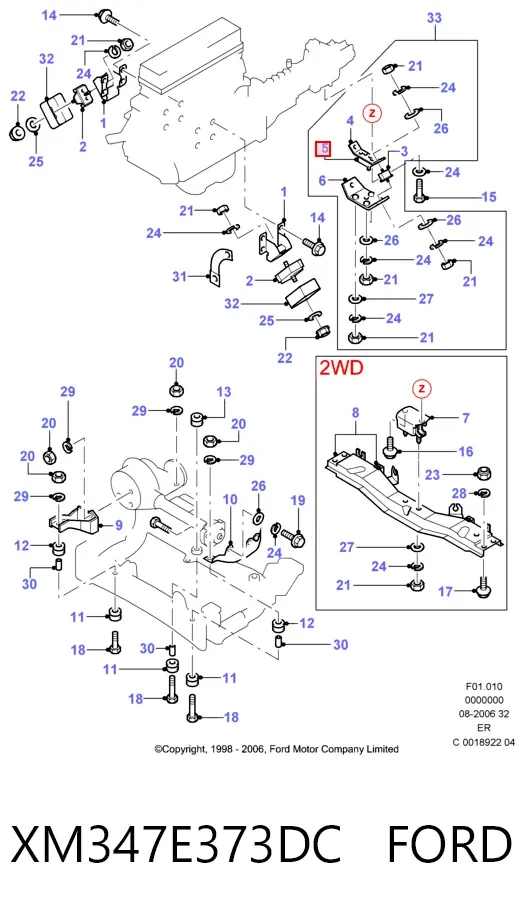  XM347E373DC Ford