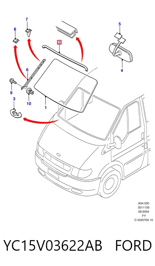  YC15V03622AB Ford