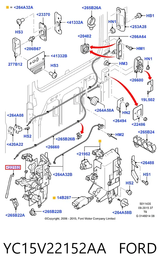  YC15V22152AA Ford