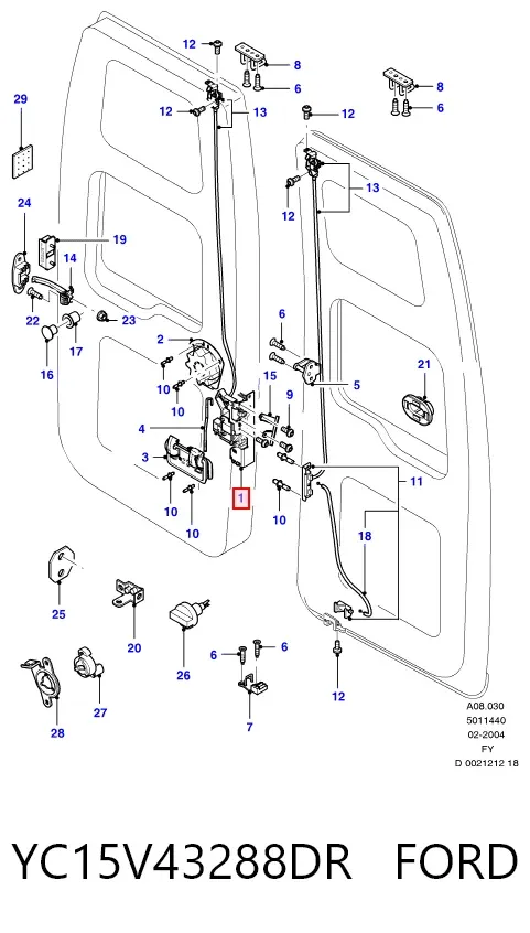  YC15V43288DR Ford