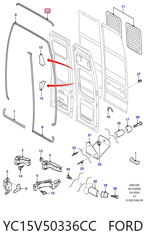  YC15V50336CC Ford