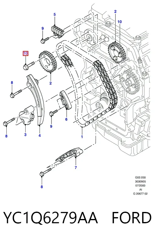  YC1Q6279AA Ford