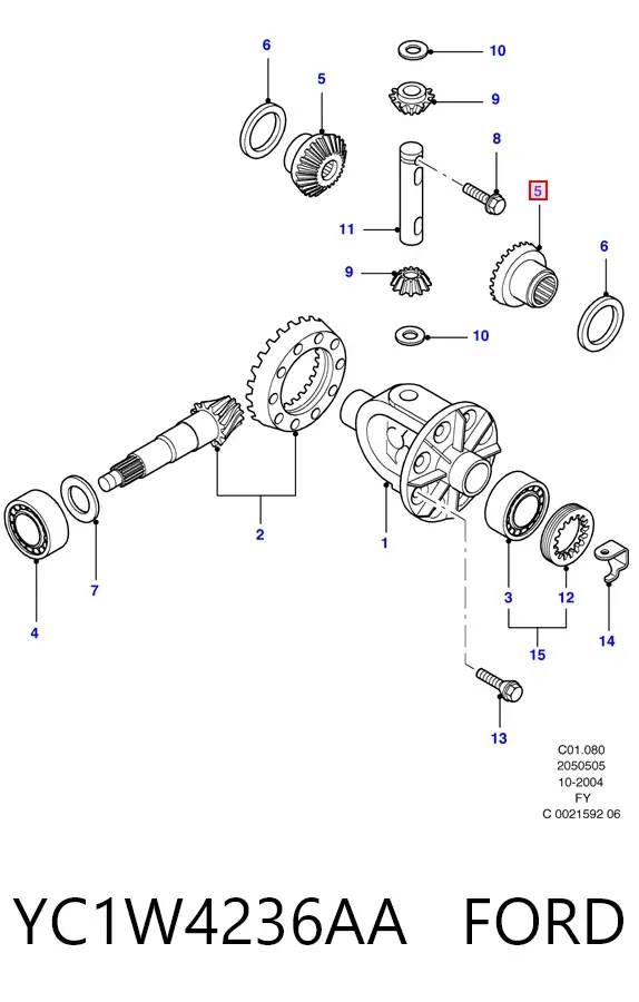  YC1W4236AA Ford