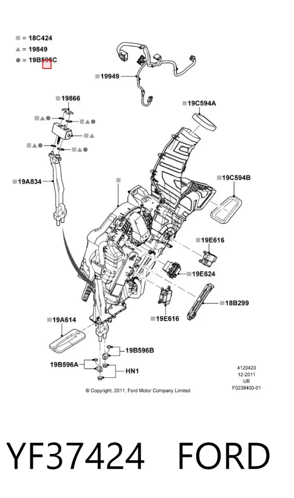  YF37424 Ford