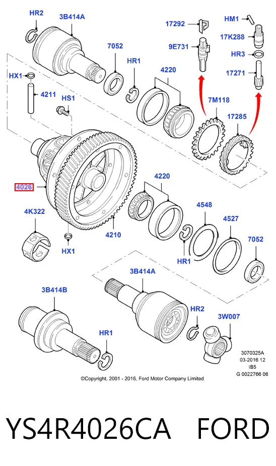  YS4R4026CA Ford