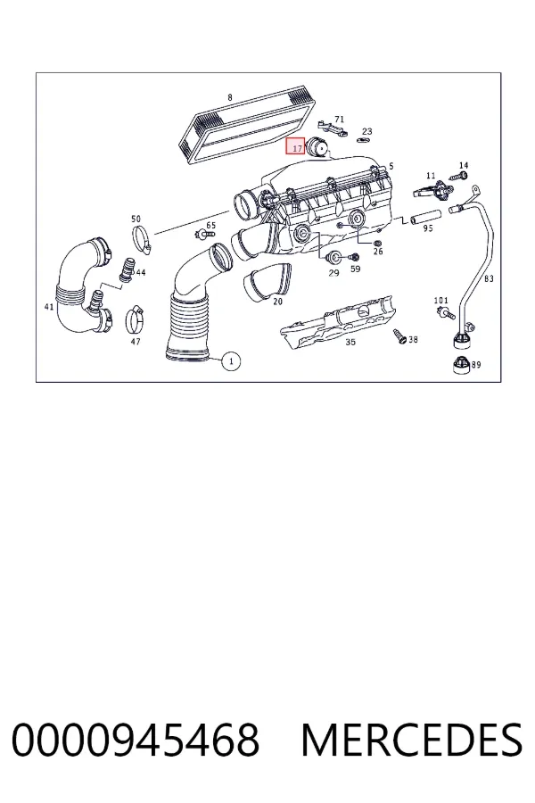 A0000945468 Mercedes 