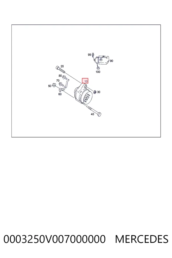 Купити Q0003250V007000000 Mercedes Генератор