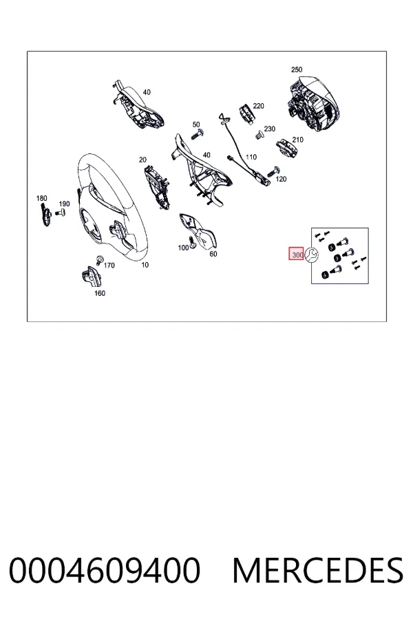  Mercedes A0004609400