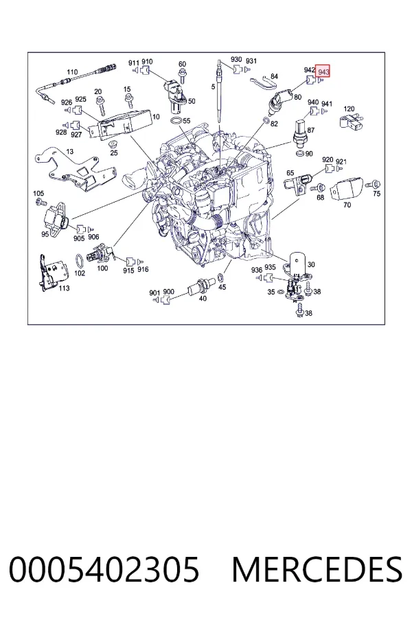  Mercedes A0005402305