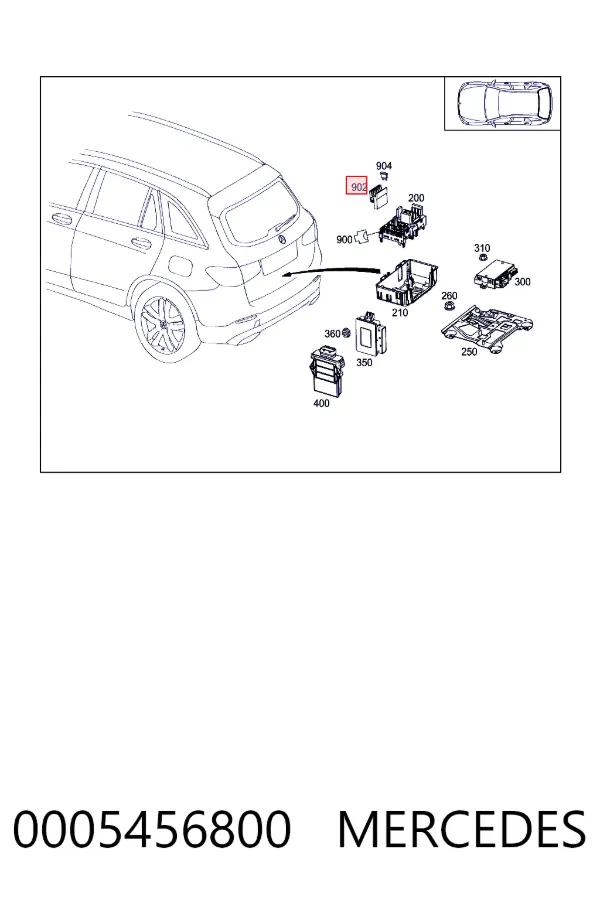 A0005456800 Mercedes 