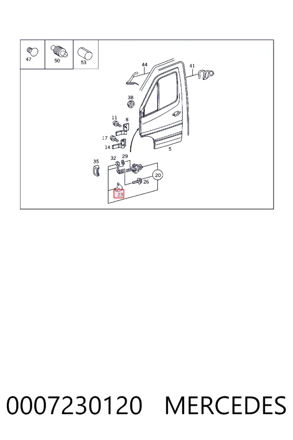  A0007230120 Mercedes