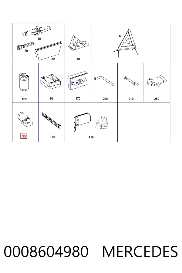 Купити A0008604980 Mercedes 