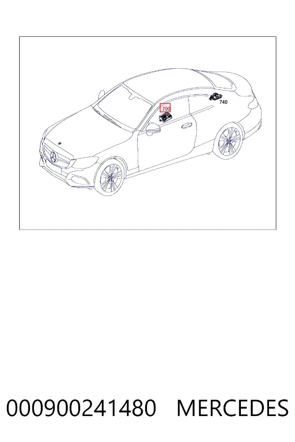Модуль управління (ЕБУ) паливного насоса Mercedes A0009002414