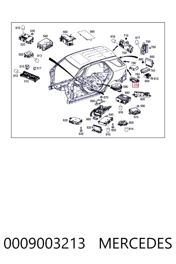 Купити A0009003213 Mercedes 