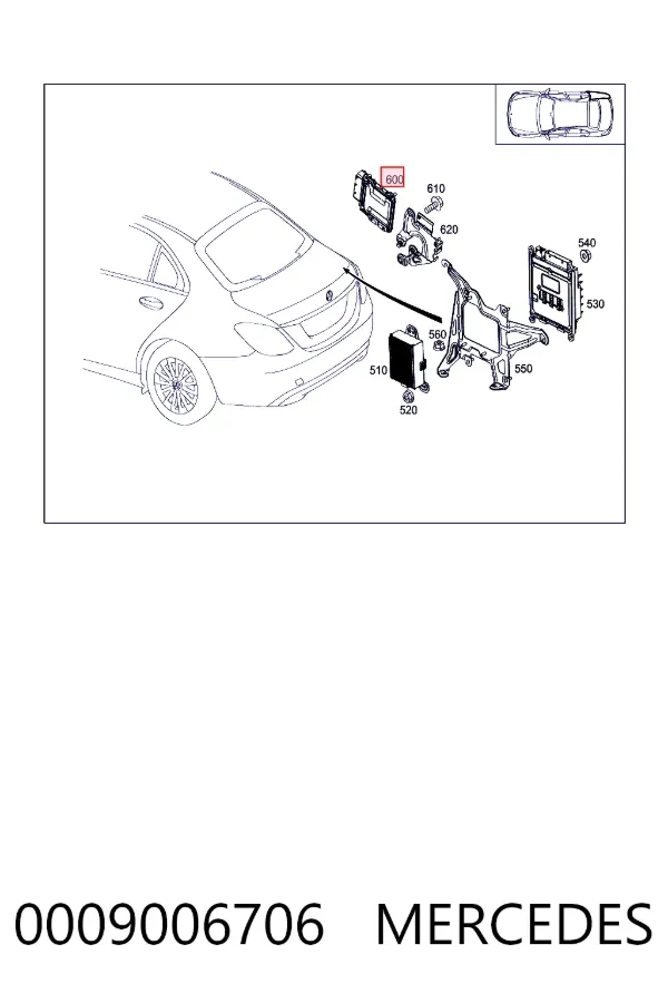 Купити A0009006706 Mercedes Блок управління AD BLUE