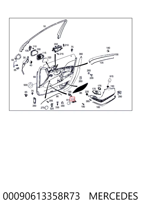  Mercedes A0009061335 ціна, від 8.89 USD
