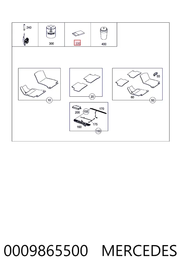  A0009865500 Mercedes