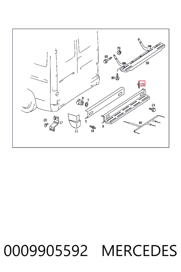  A0009905592 Mercedes