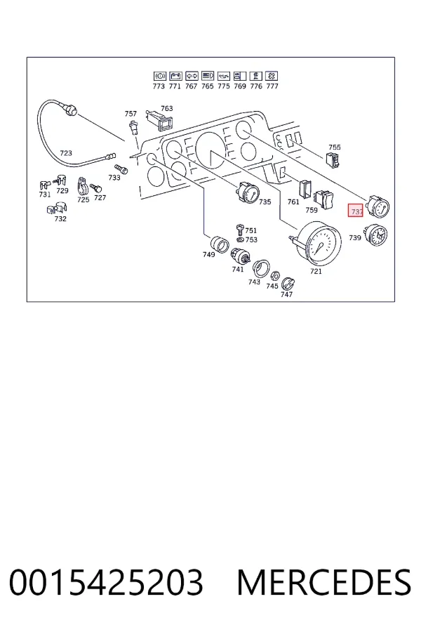  Mercedes A0015425203 ціна, від 19.00 USD