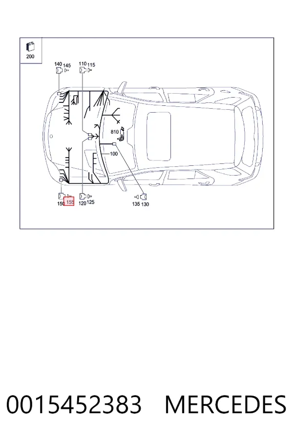 Купити A0015452383 Mercedes 
