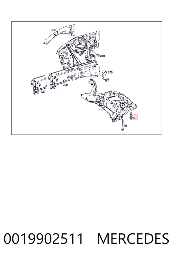  Mercedes A0019902511 ціна, від 11.53 USD