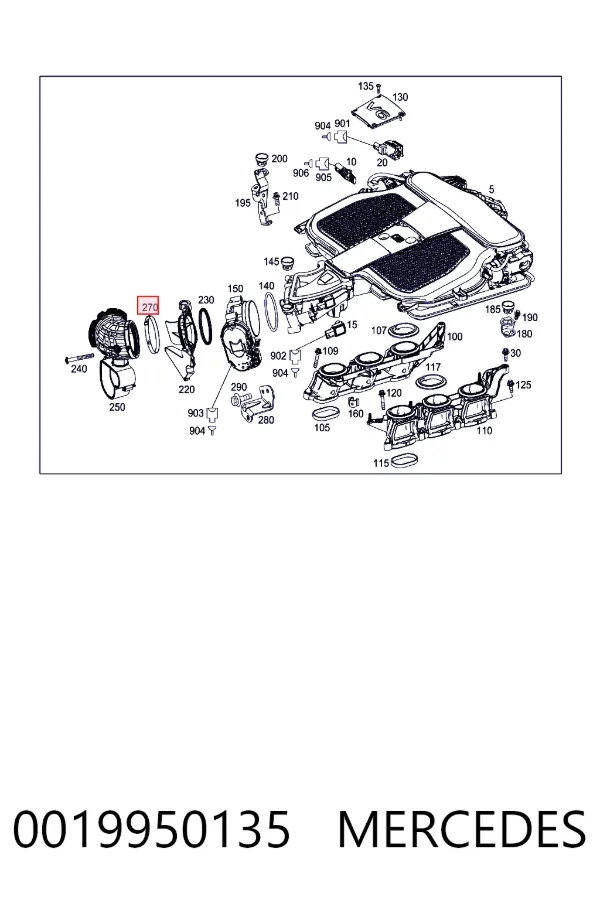  A0019950135 Mercedes