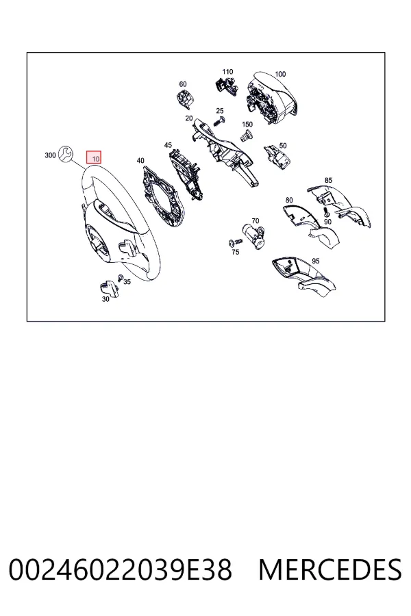 Кермо A0024602203 Mercedes