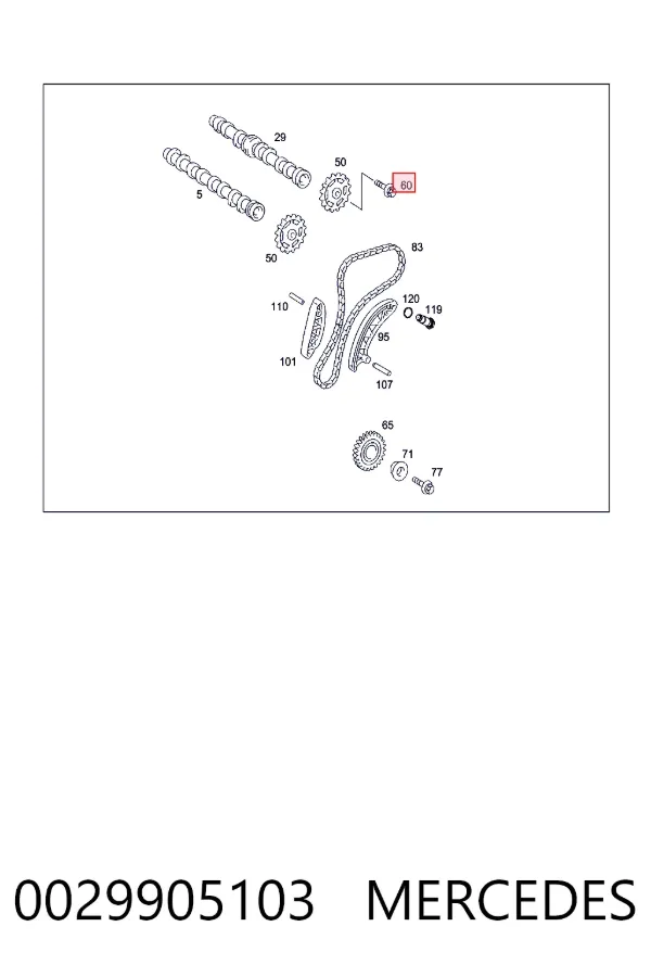 A0029905103 Mercedes 