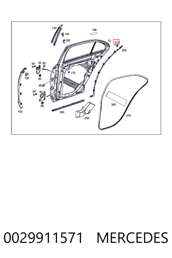 A0029911571 Mercedes 