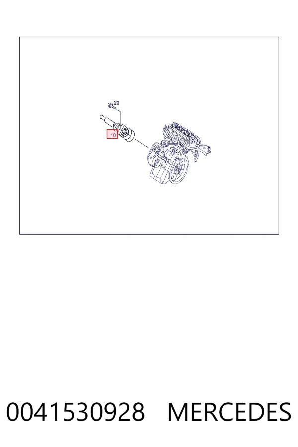 Датчик детонації Mercedes A0041530928 ціна, від 19.42 USD