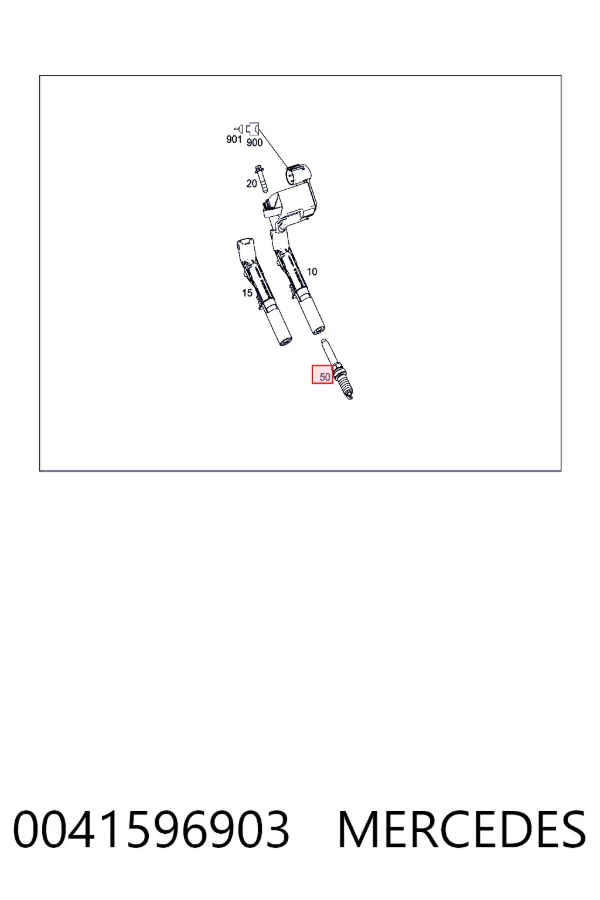 Свічки Mercedes A0041596903
