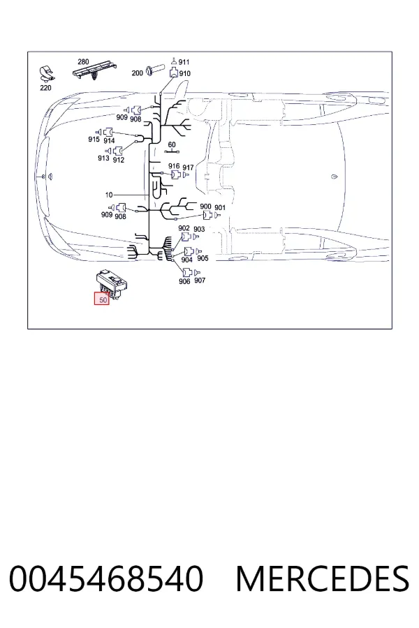 A0045468540 Mercedes 