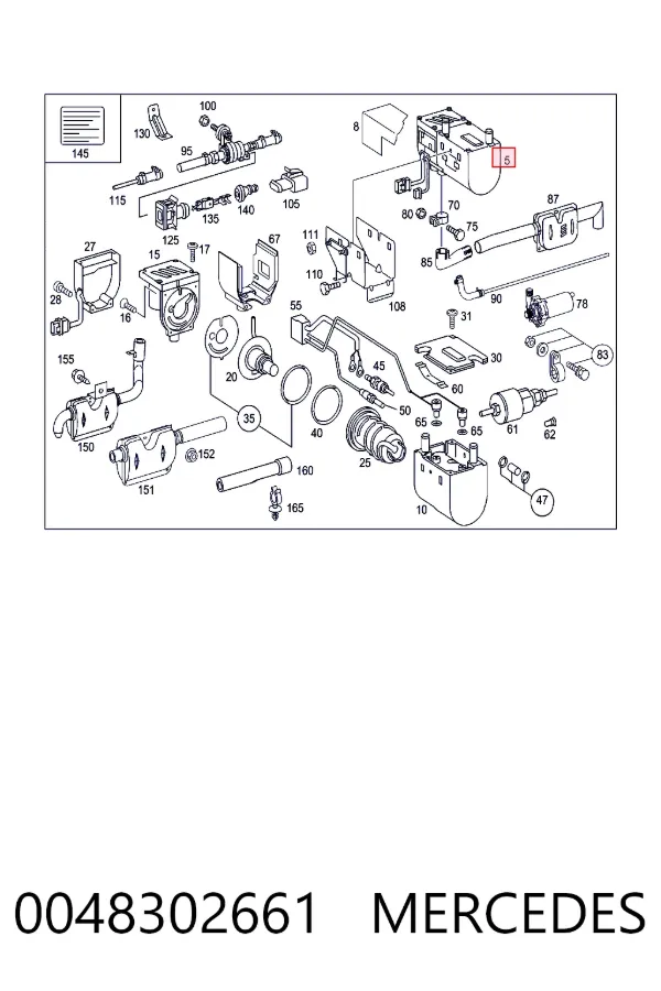 Купити A0048302661 Mercedes 