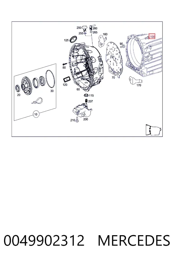  Mercedes A0049902312 ціна, від 2.37 USD