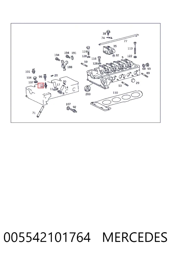Термодатчик охолоджуючої рідини Mercedes A0055421017 ціна, від 4.56 USD