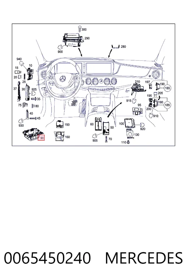  Mercedes A0065450240 ціна, від 6.33 USD